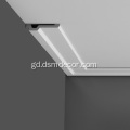 Moulding Cornice PU airson solais neo-dhìreach